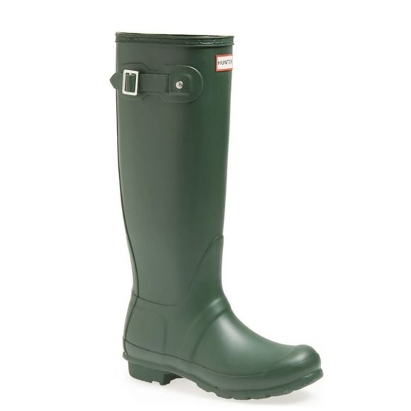 Hunter Shoes - Hunter Original Tall Rain Boots in Hunter Green